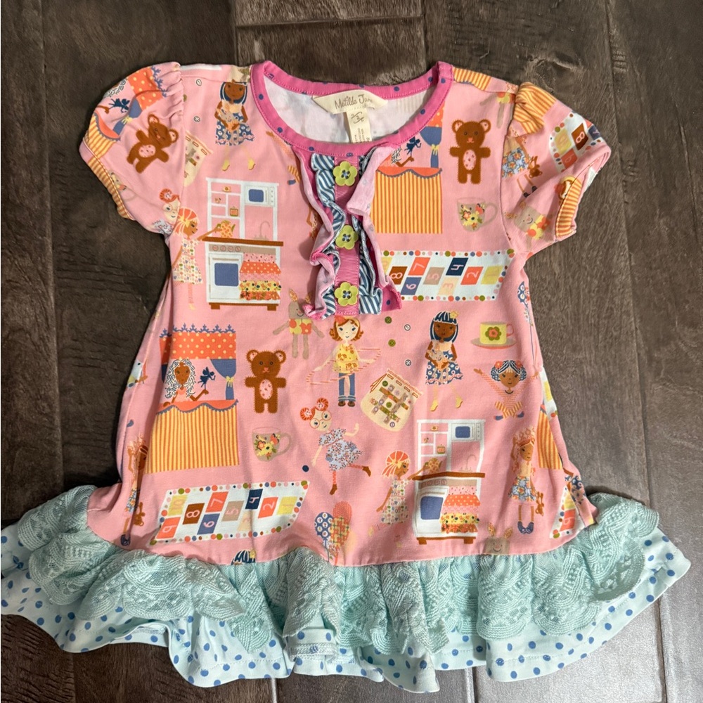 Matilda Jane Pink and Blue Puppeteer Tunic